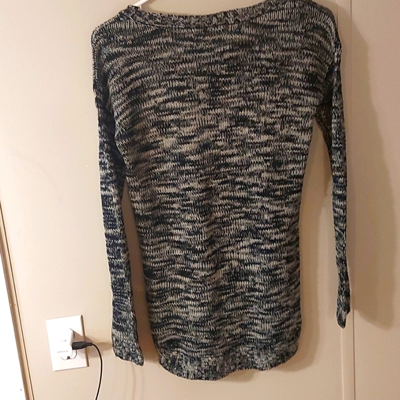 Black and White Knit Sweater Size S - Picture 2 of 8